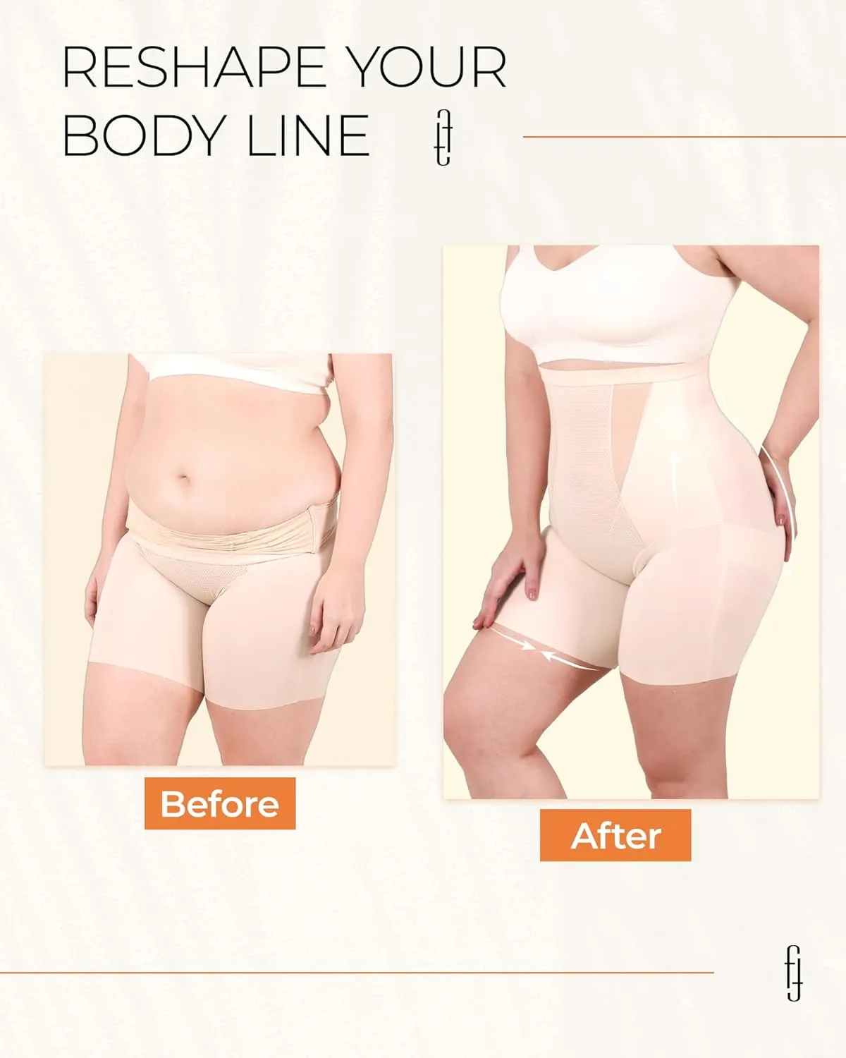 Mid-High Waist Shapewear Shorts Tummy Control Shorts Seamless Compression No Show Waist Trainer Thigh Slimmer