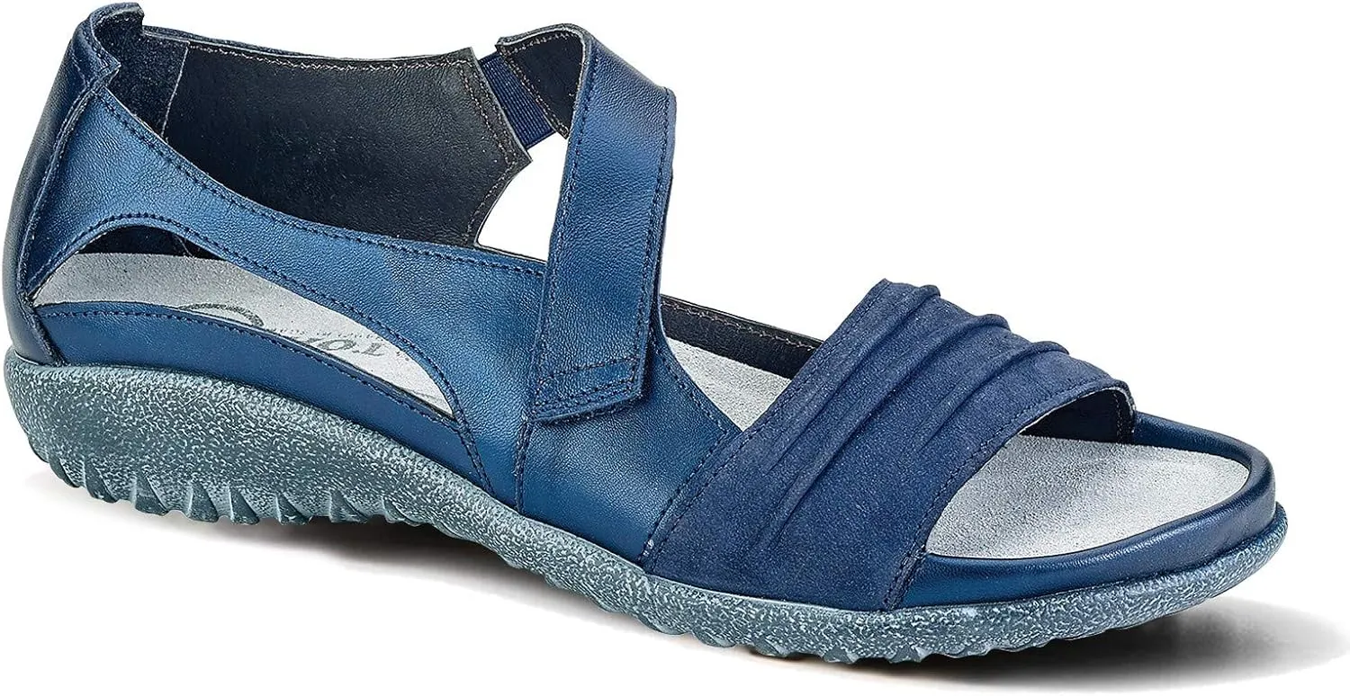 NAOT Footwear Papaki Women’s Sandal with Cork Footbed and Arch Support Sandal With Removable Footbed - Comfort and Support – - Slip Resistant Lightweight and Perfect for Travel - Medium Fit