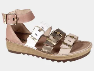 Naot Women's Begonia Pewter Khaki
