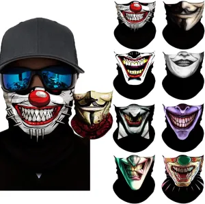 Neck Gaiter Mask,UV Protection Bandana Gator Face Cover Covering Mask,Tube Scarf,Neck Warmer Balaclava,Headband