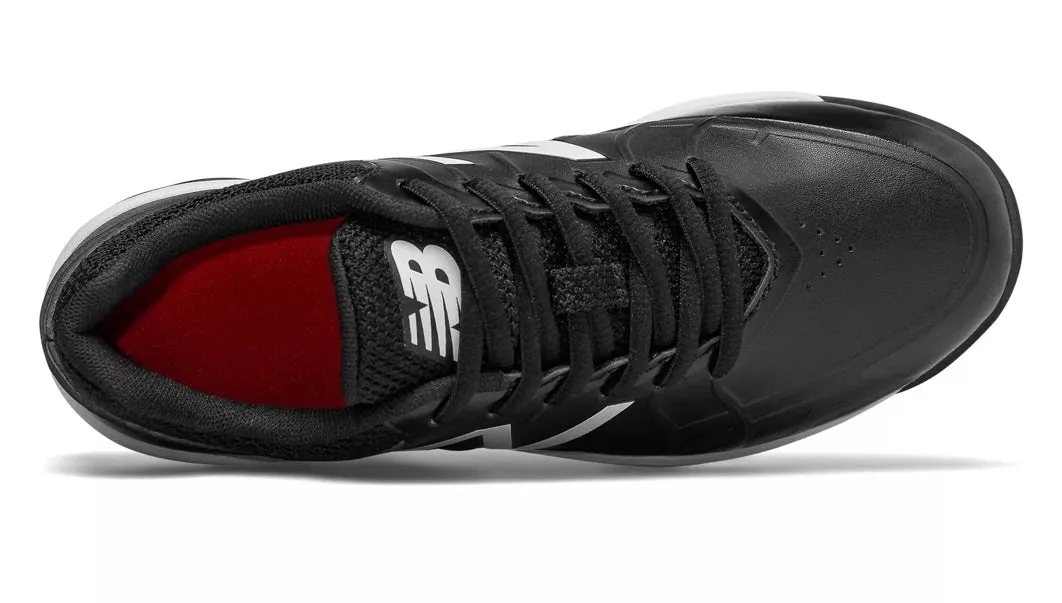 New Balance 4040v5 Youth Molded Cleats - Black/White (J4040BK5)