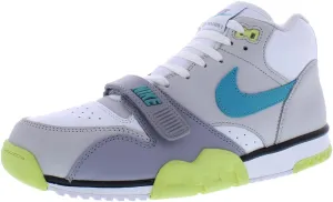 Nike Men's Air Trainer 1 "Citron Wht/Teal Nebula-Neutral Grey (FQ8828 100) - 10