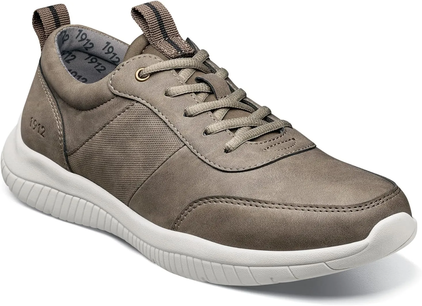 Nunn Bush Men's Kore City Pass Moccasin Toe Oxford Athletic Style Casual Lightweight Comfortable Lace Up
