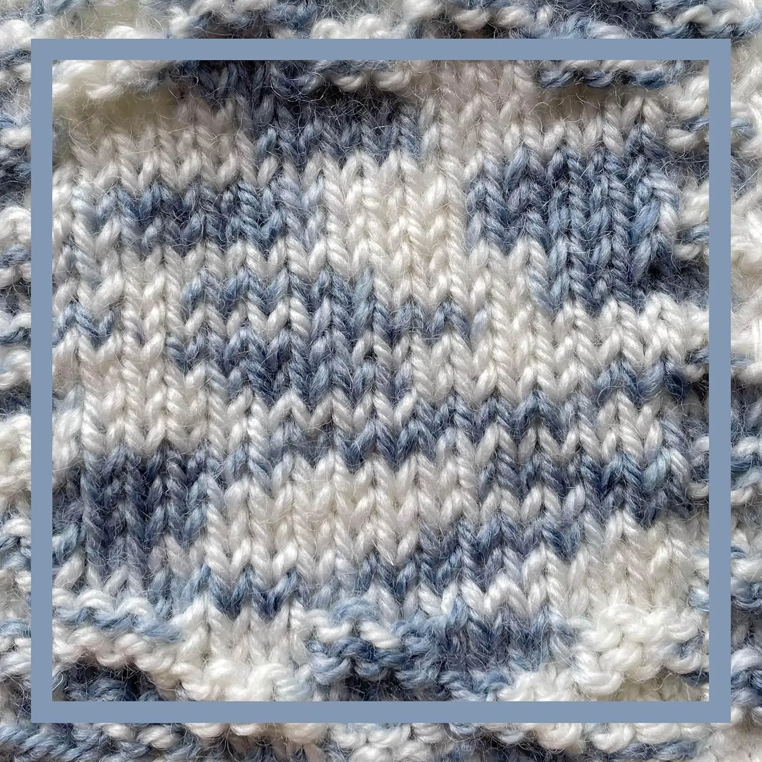 Off-The-Yak Wool Yarn for Crocheting, 3 Skeins, 360Yds/300G, Free Patterns - Wool Acrylic Blend Yarn for Knitting - #4 Medium Worsted Weight - Blue Skies