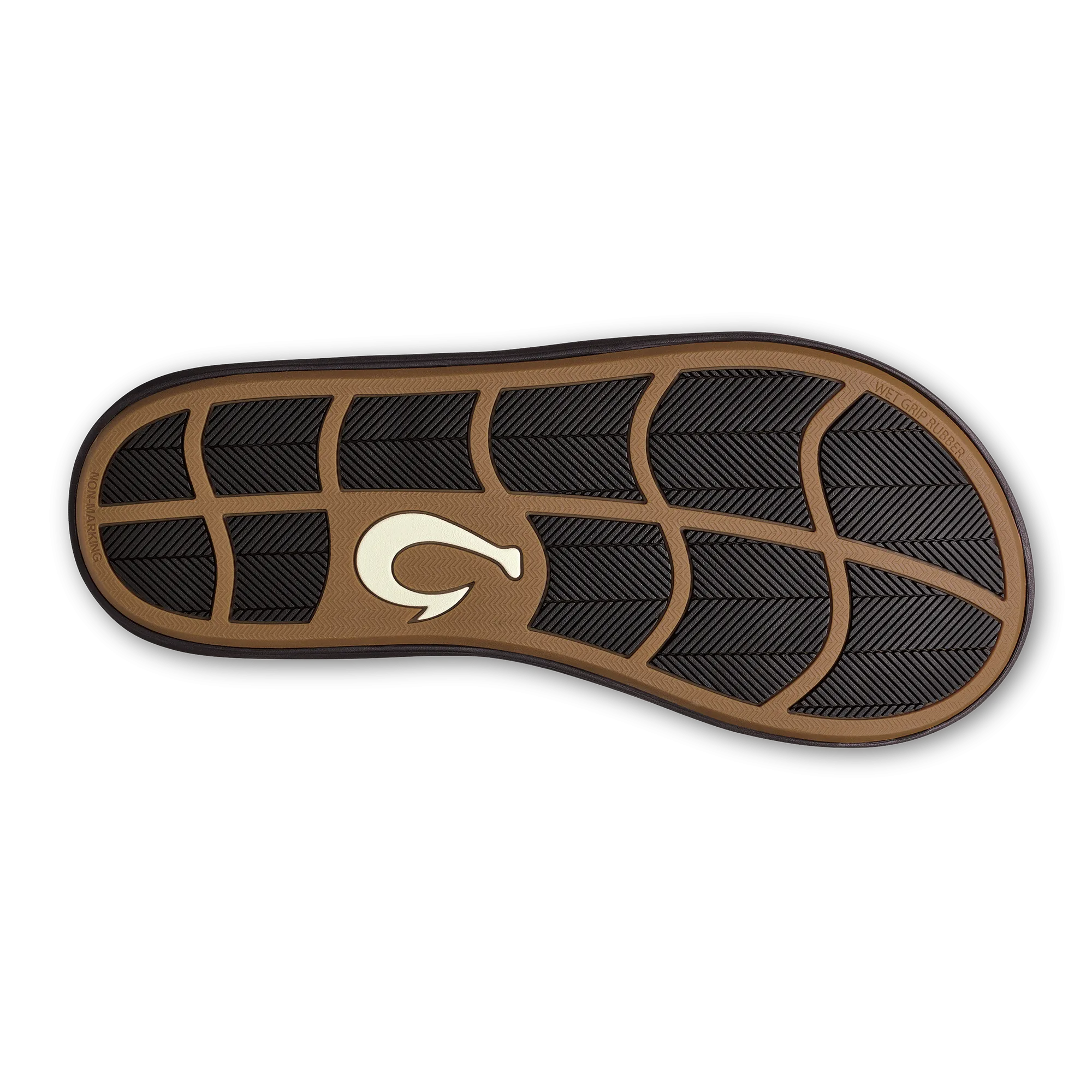 Olukai Lava Rock/Bold Blue Men's Lightweight Beach Sandals 10549-LR5G