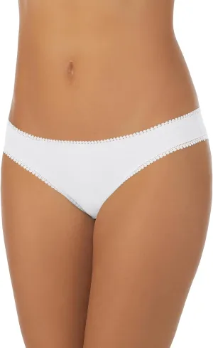 OnGossamer Women's Cabana Cotton Hip Bikini 3 Pack