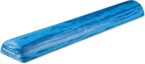 OPTP PRO-Roller Soft Density Foam Roller – Low Density Soft Foam Roller for Physical Therapy, Pilates, Yoga Foam Roll Exercises, and Muscle Recovery - Blue 36" x 6" x 3" Half-Round
