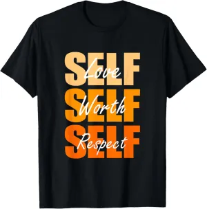 Orange Self-ish X 3 Orange Color Graphic Orange Vibes Only T-Shirt