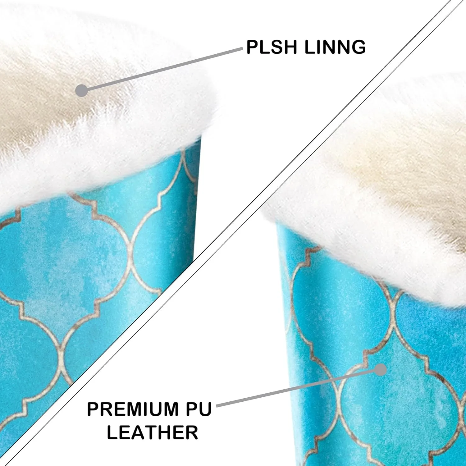 Pack of 2 Plush Lined Eyeglasses Holder Stand Protective Glasses Case For Desks Or Nightstands