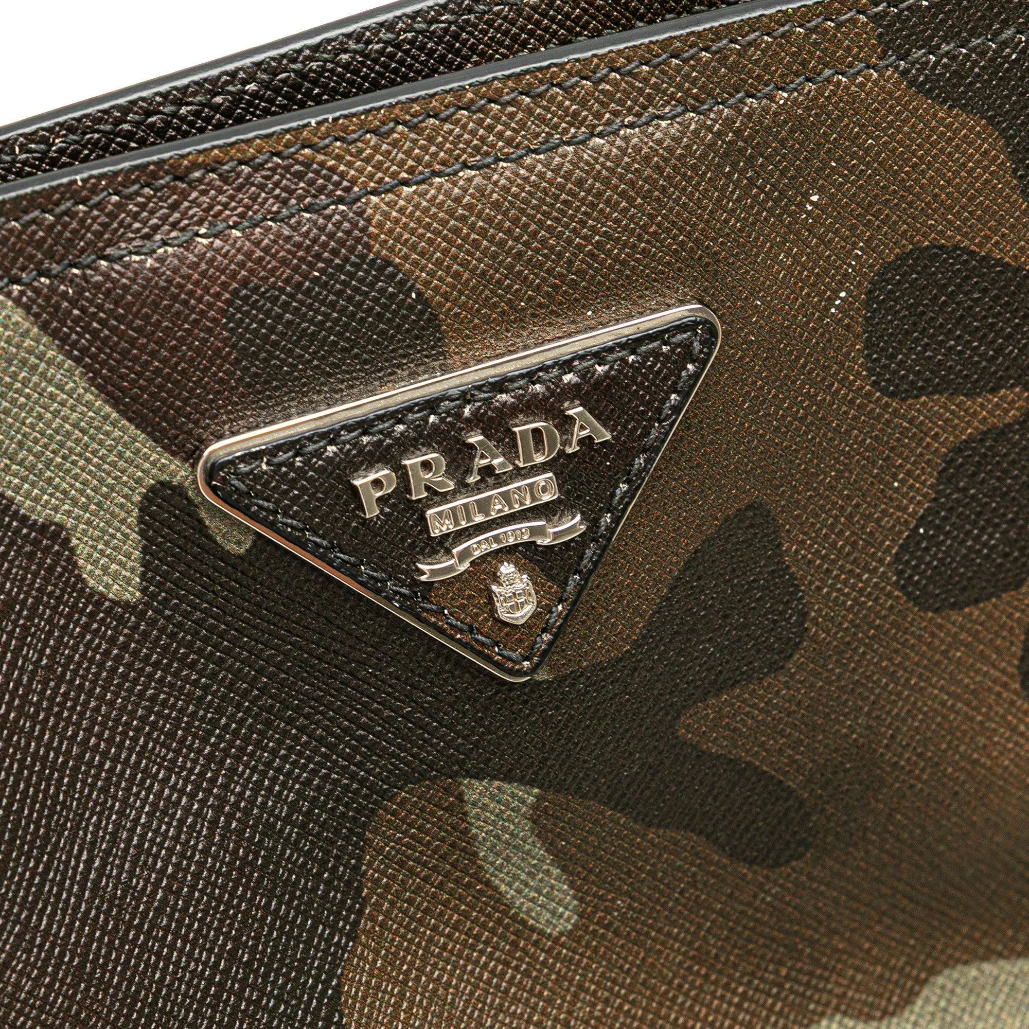 Prada Saffiano Camouflage Soft Military Convertible Tote