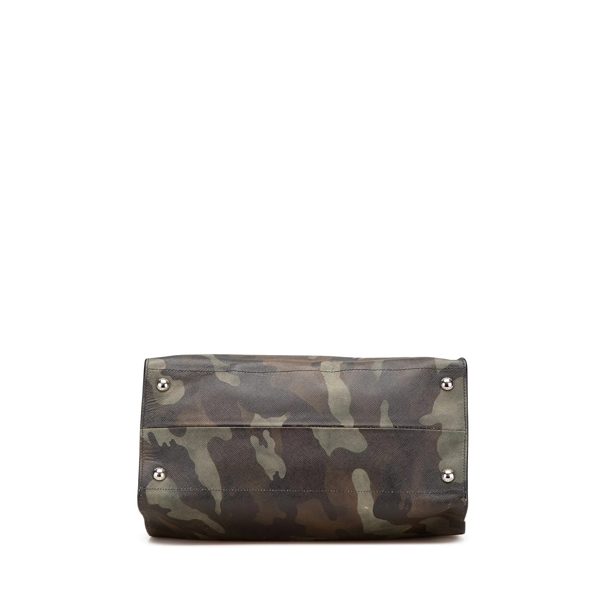 Prada Saffiano Camouflage Soft Military Convertible Tote
