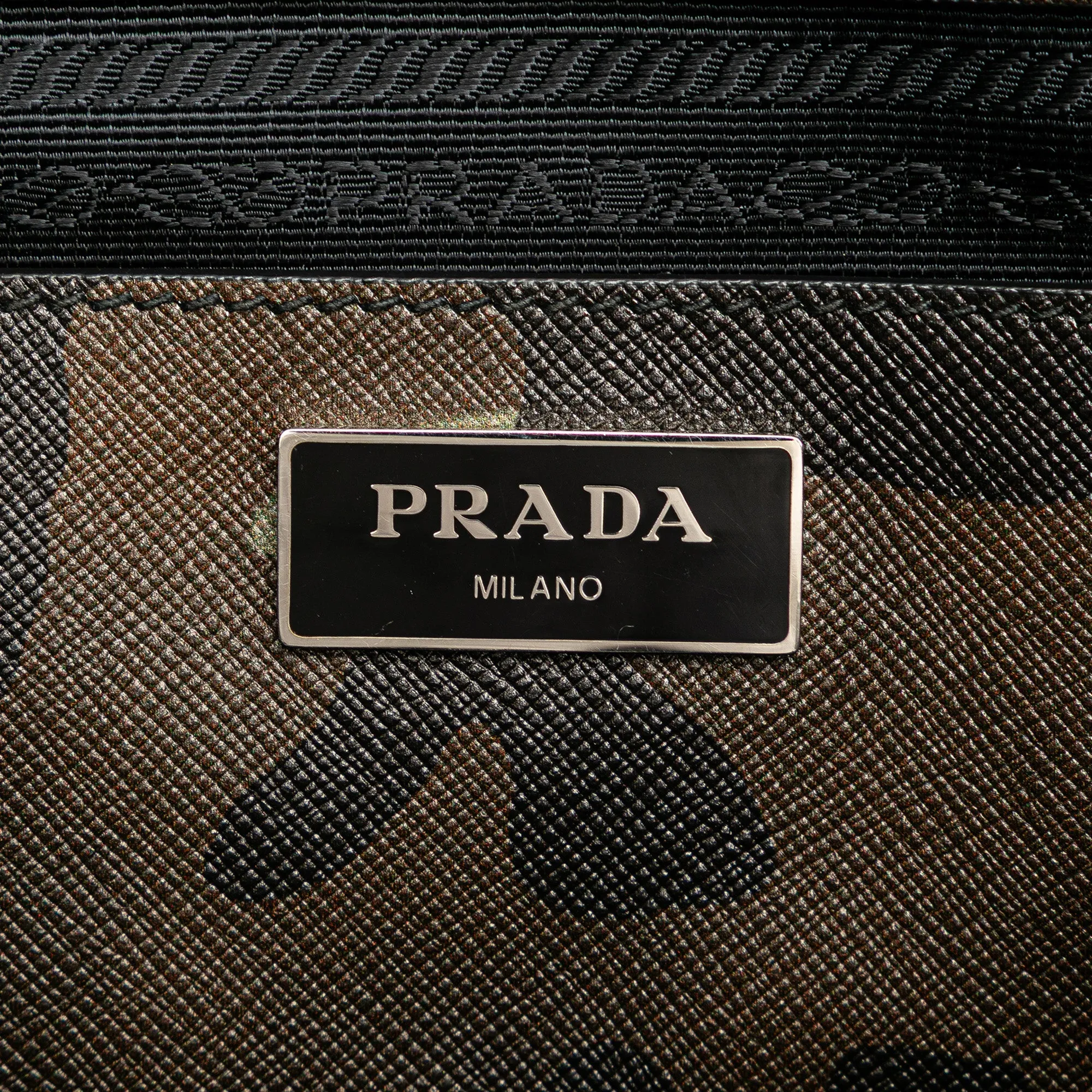 Prada Saffiano Camouflage Soft Military Convertible Tote