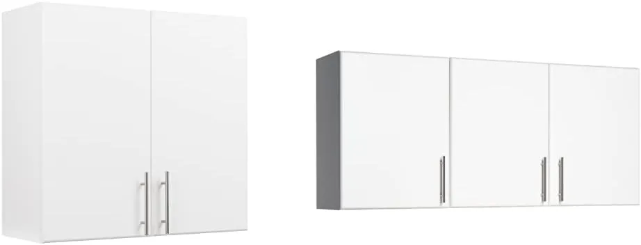 Prepac Elite Functional Wall Mount Shop Cabinet with Adjustable Shelf and Wall Cabinet, Versatile Adjustable Garage Wall Cabinet