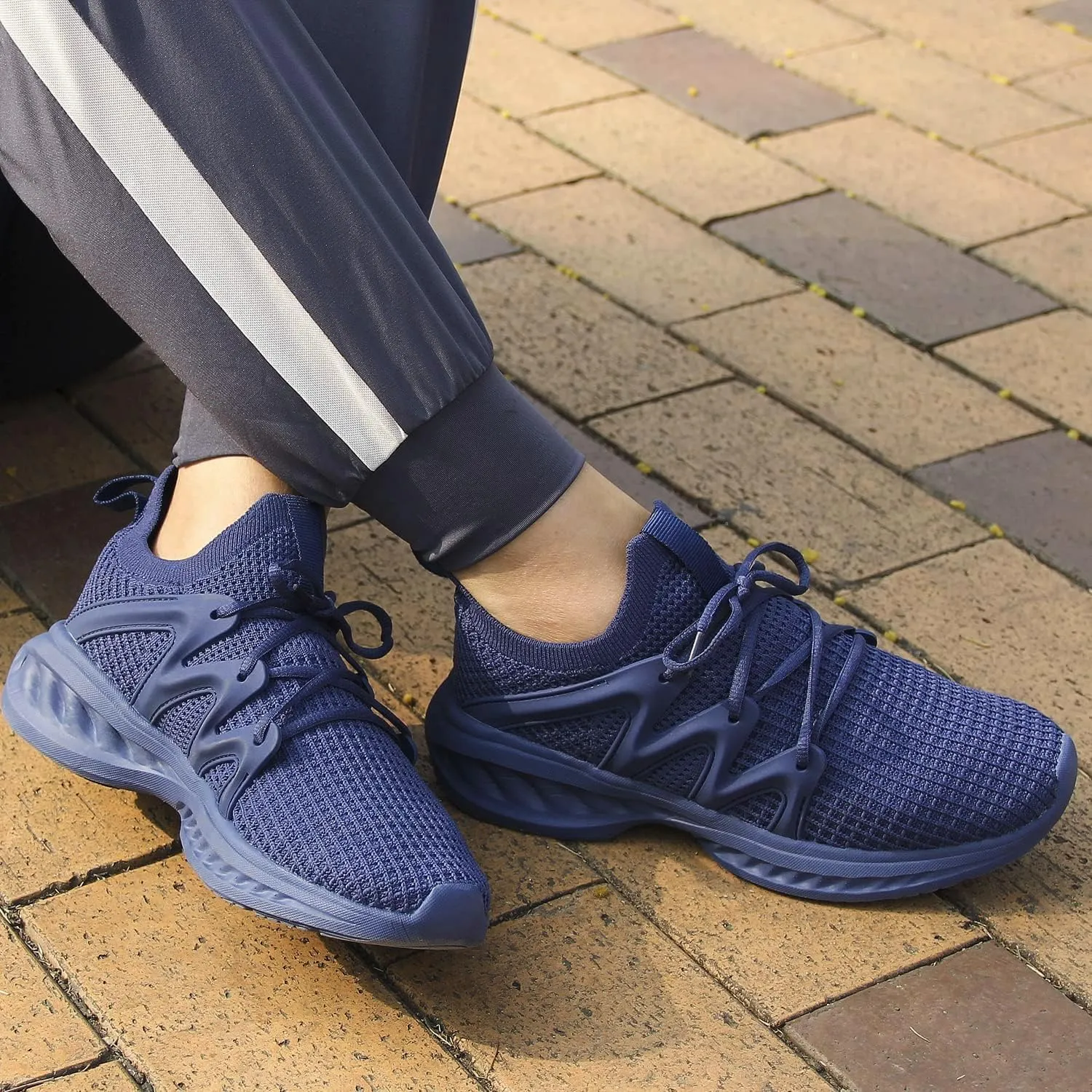 Pujcs Women Shoes Lightweight Tennis Shoes Non Slip Gym Workout Shoes Breathable Mesh Walking Womens Sneakers