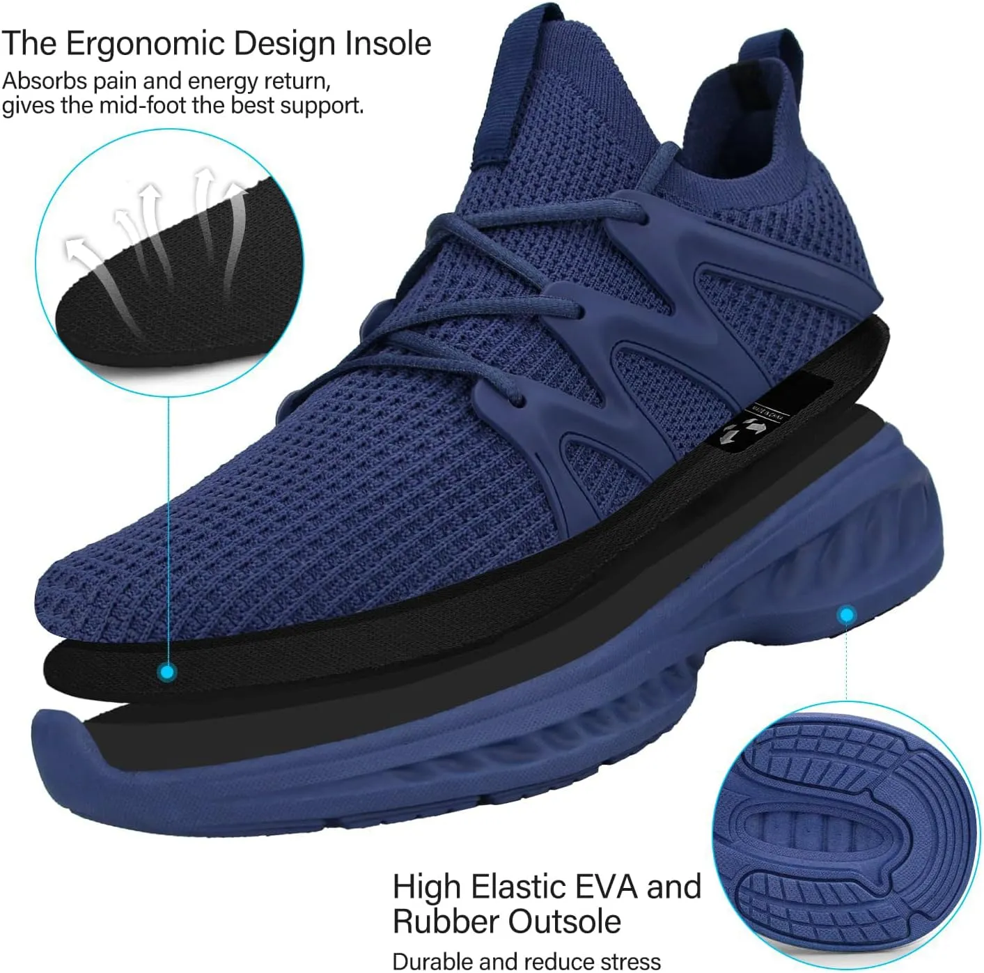 Pujcs Women Shoes Lightweight Tennis Shoes Non Slip Gym Workout Shoes Breathable Mesh Walking Womens Sneakers