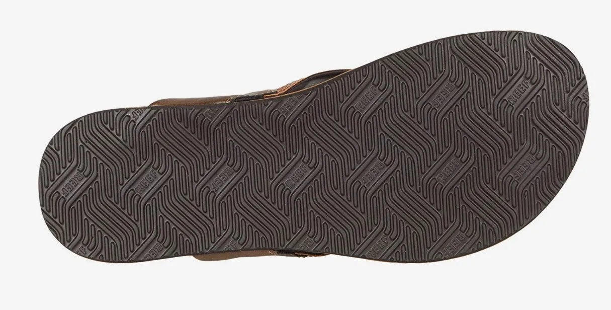 Reef Men's Newport Flip-Flop Sandal – Ocean Black, Tan Brown, Bronze | Comfortable & Durable Beach Sandals