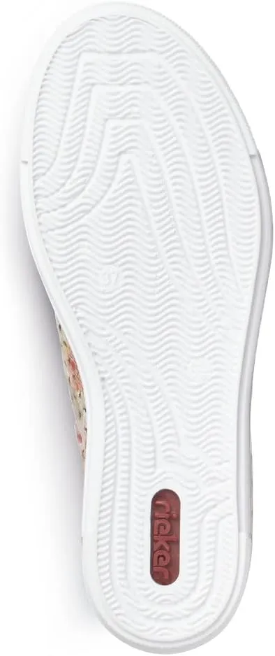 Rieker Women's Low-Top Sneakers, Multicolour Ginger Multi Nude 90