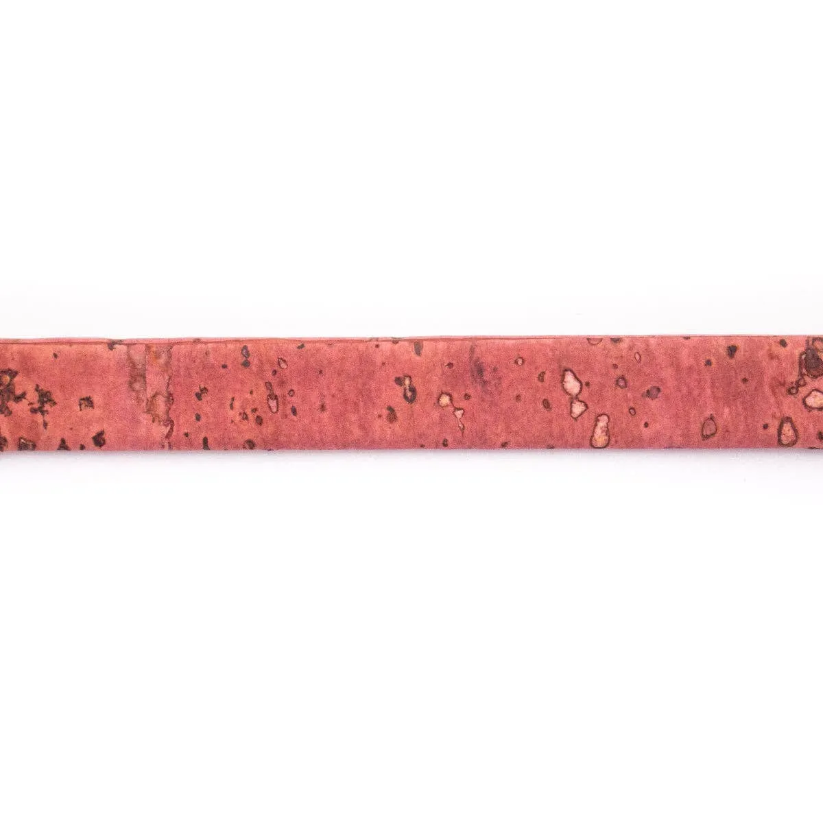 Rose Red 10mm flat cork cord COR-352(10meters)