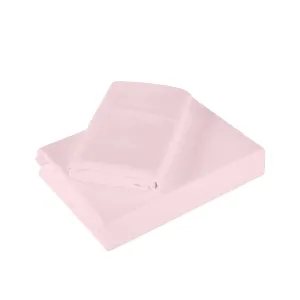Royal Comfort 1200 Thread Count Sheet Set 4 Piece Ultra Soft Satin Weave Finish - Queen - Soft Pink