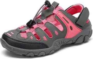 SAGUARO Men's Sport Sandals Adjustable Strap Closed Toe Outdoor Hiking Sandal Beach Water Shoes