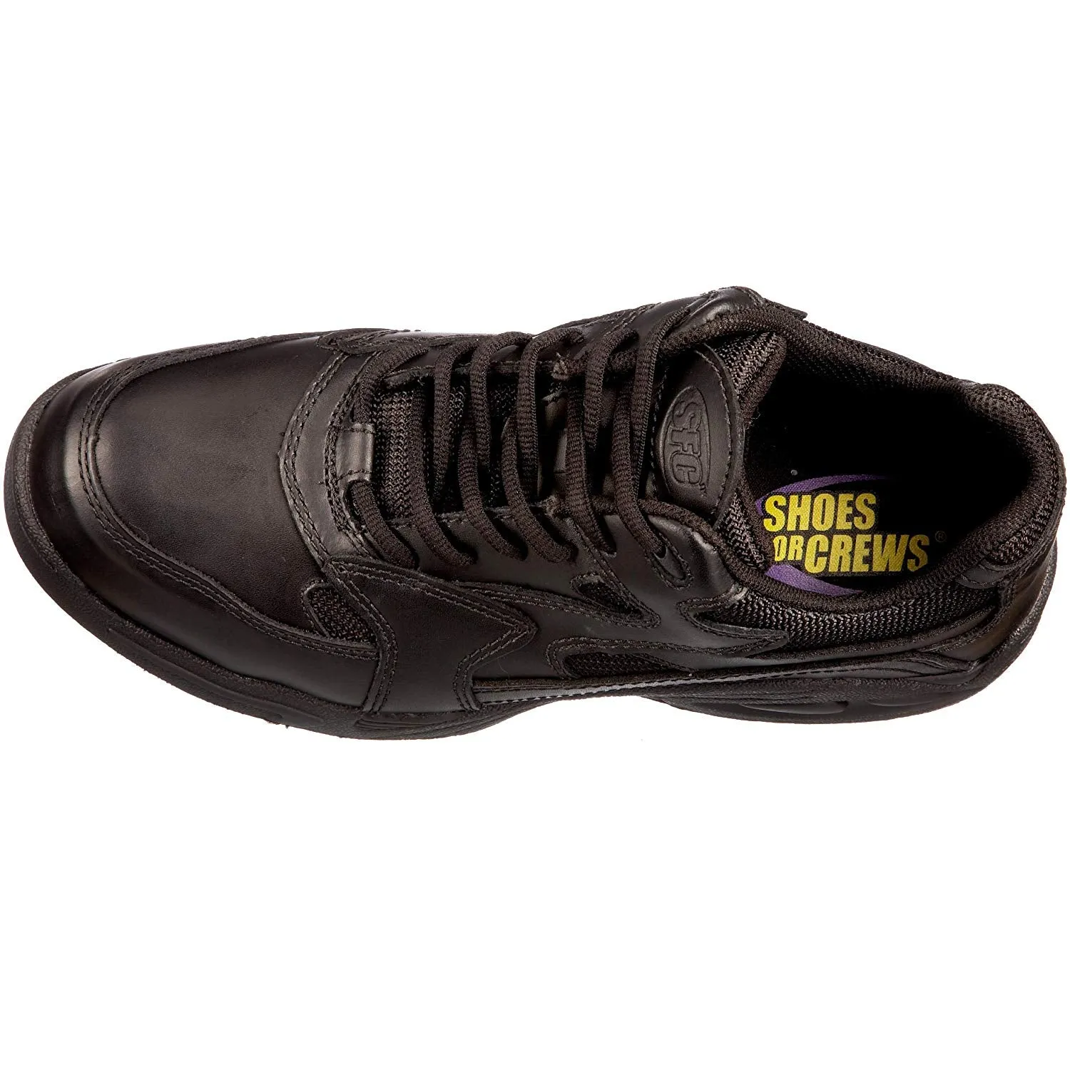 Shoes for Crews Harrier 5258 Steel Toe Cap Safety Trainer Shoe Black