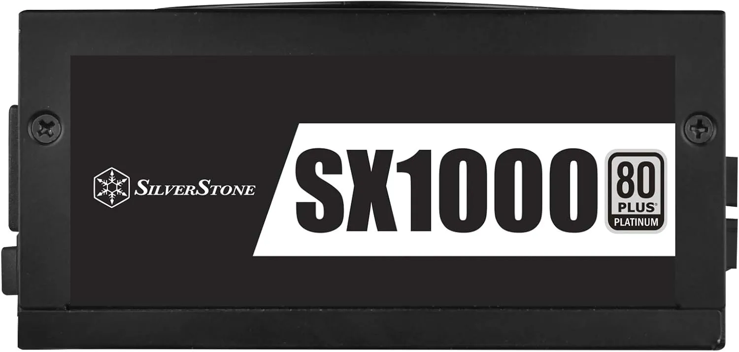 SilverStone Technology SX1000 Platinum, 80 Plus Platinum 1000W Fully Modular SFX-L Power Supply, SX1000-LPT-X V1.1