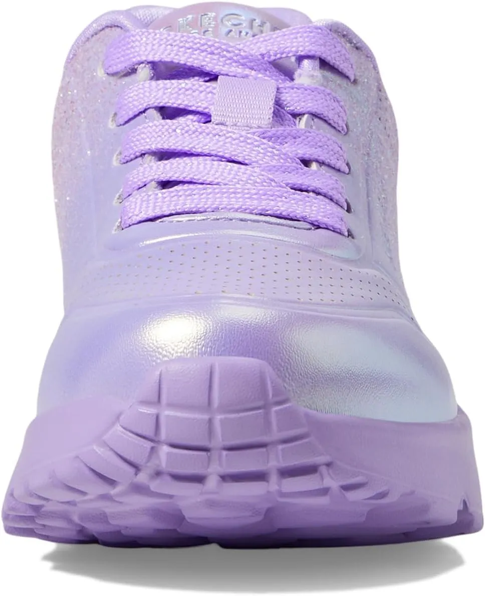 Skechers Girls' Uno Lite metallic Shimmers