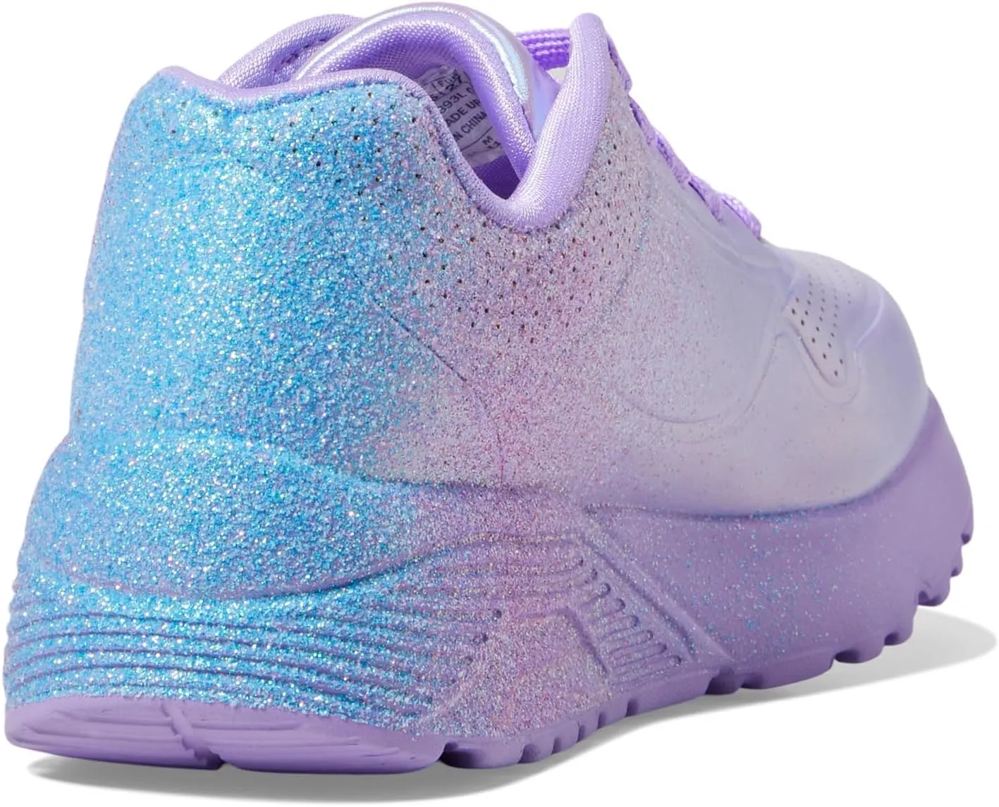 Skechers Girls' Uno Lite metallic Shimmers