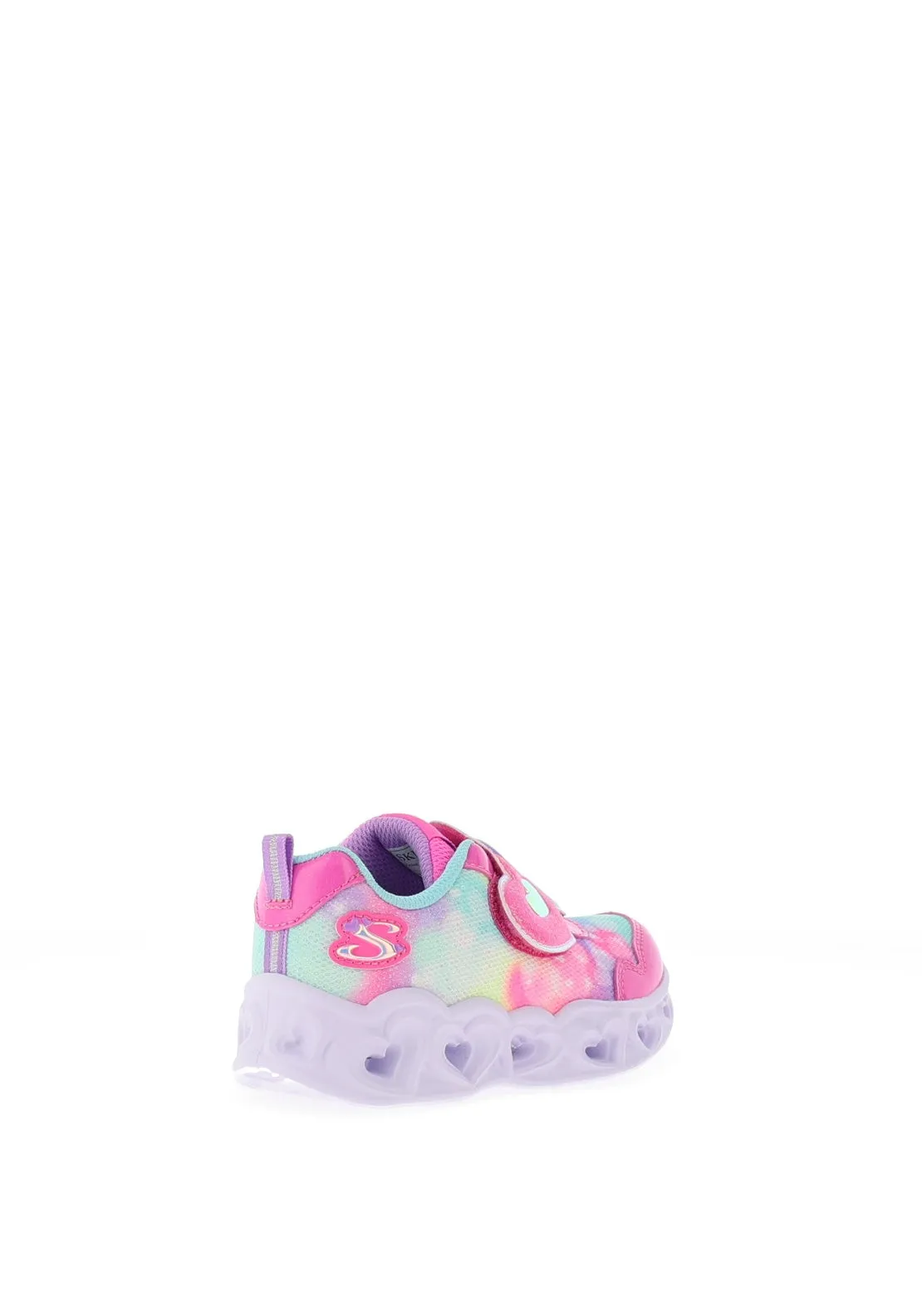 Skechers Toddler Girl Heart Lights Loving Reflection Trainer, Pink