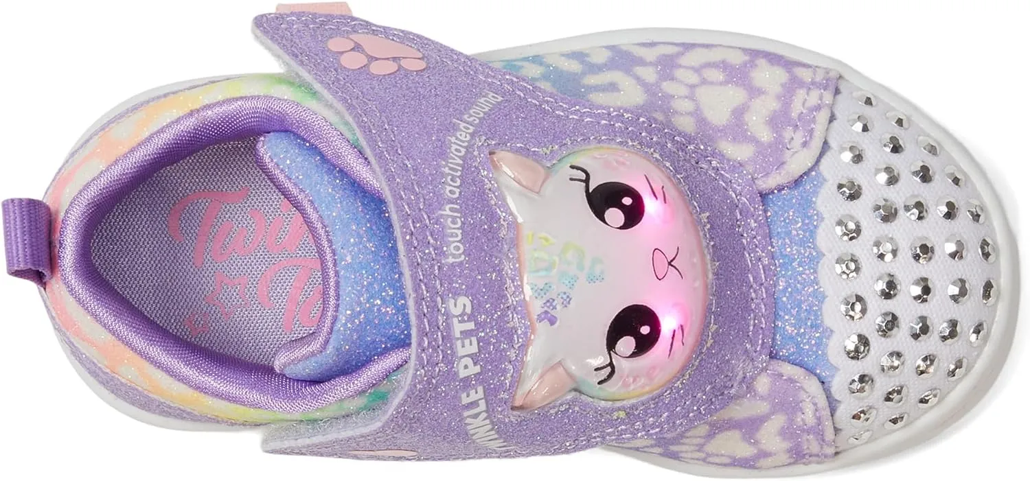 Skechers Unisex-Child TWI-Lites-Twinkle Pets Sneaker