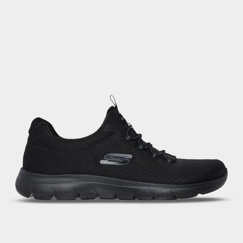 Skechers Womens Summits Sneaker Black/black _ 183377 _ Black