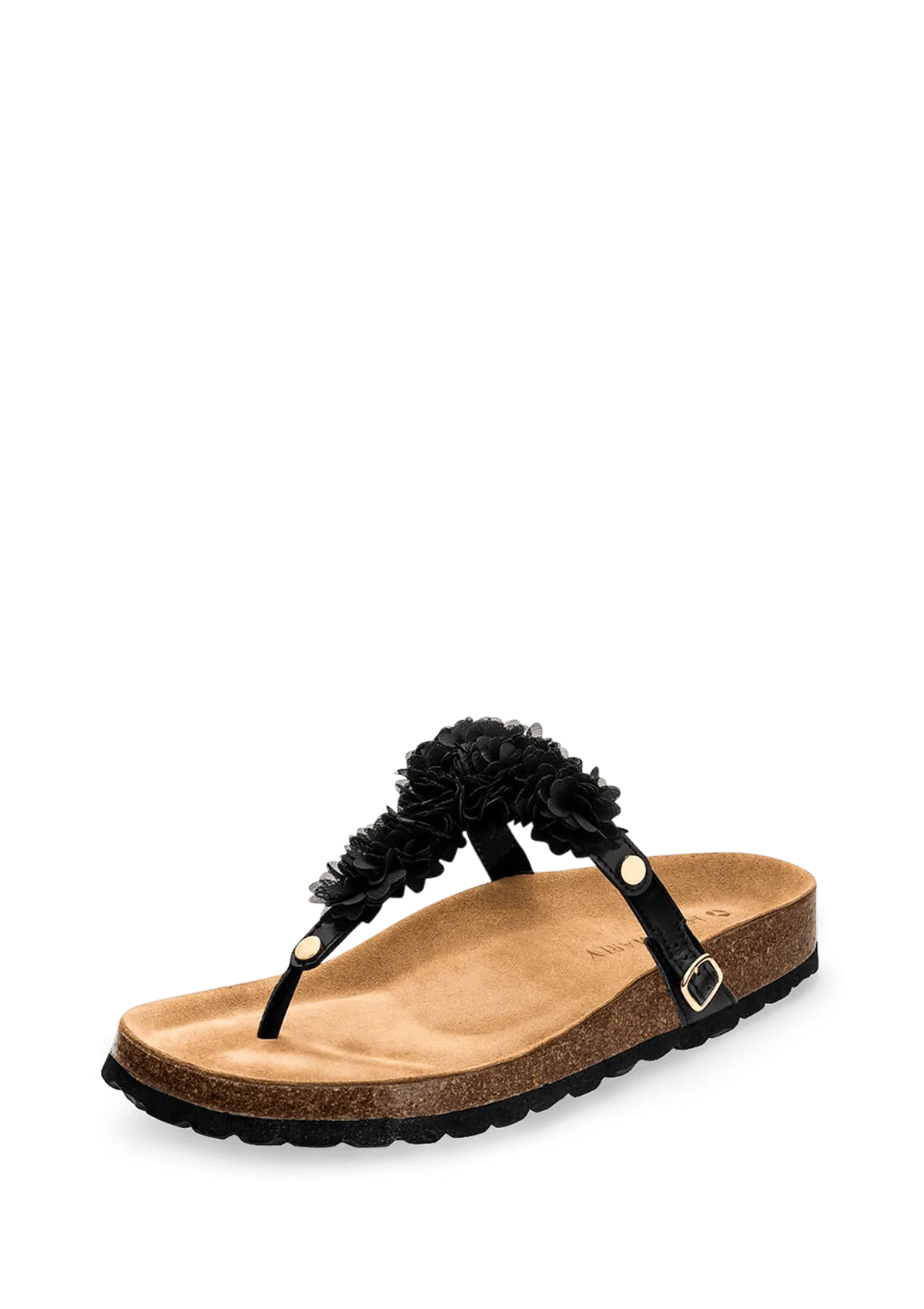 Soft Flower - Casual Cork Black