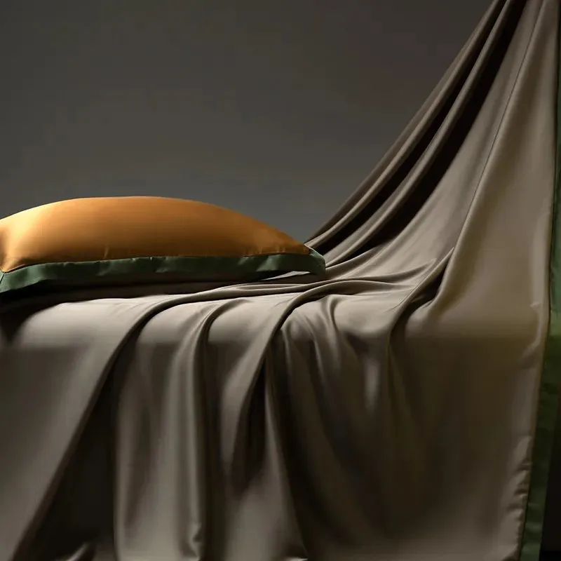 Soft Taupe Bamboo Bedding Ensemble