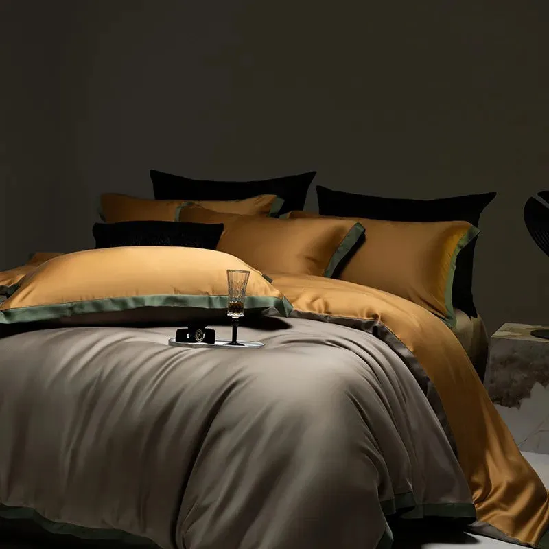 Soft Taupe Bamboo Bedding Ensemble