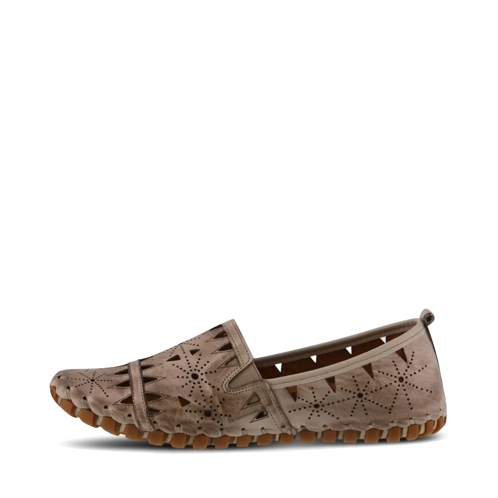 Spring Step Women's Fusaro Perfed Loafer in Grey