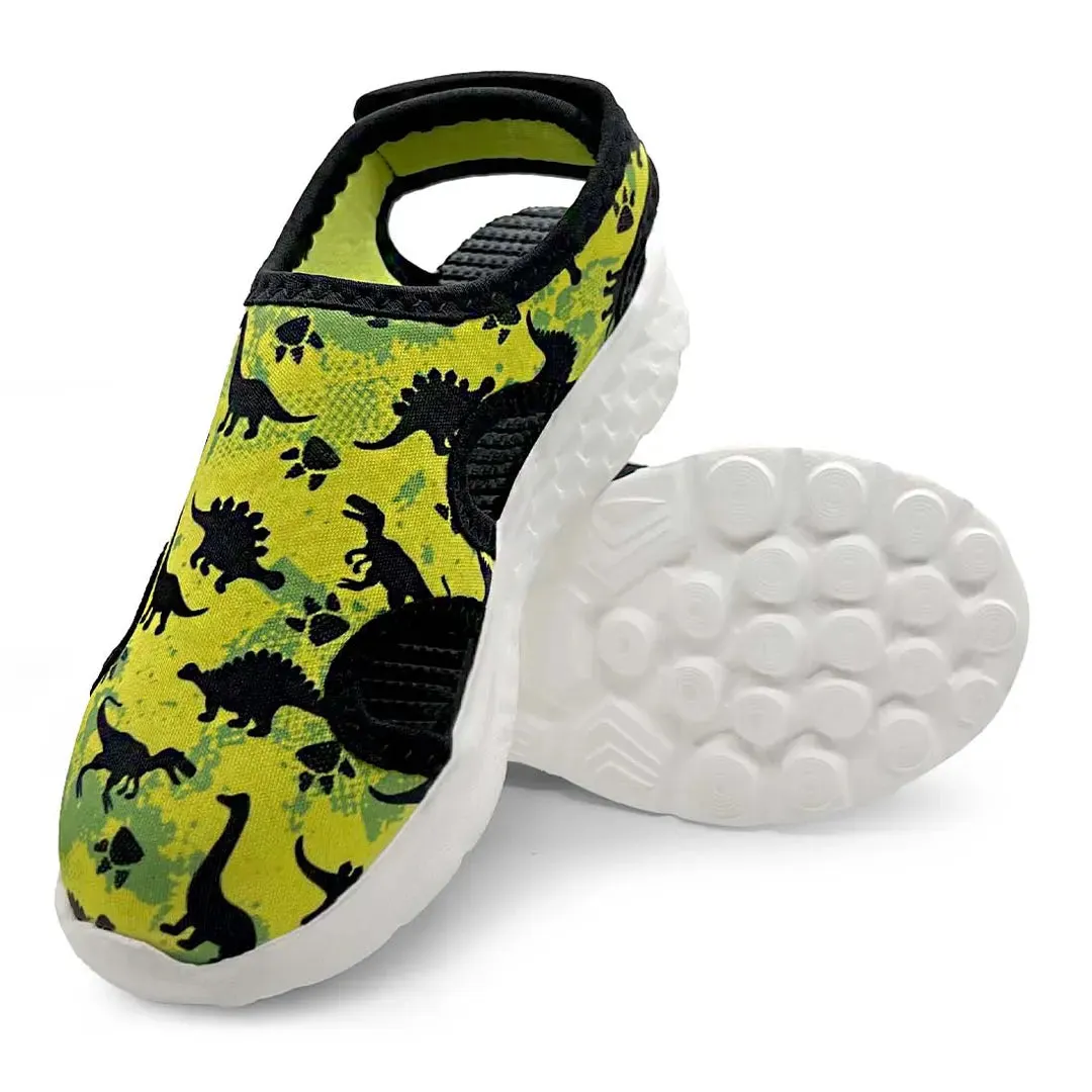 Trail - Neon-Dino-Print