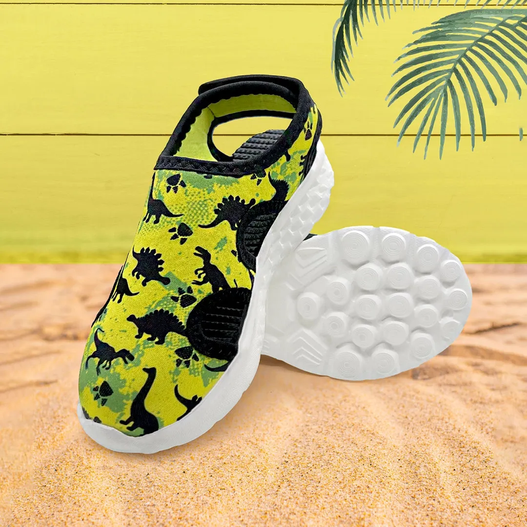 Trail - Neon-Dino-Print