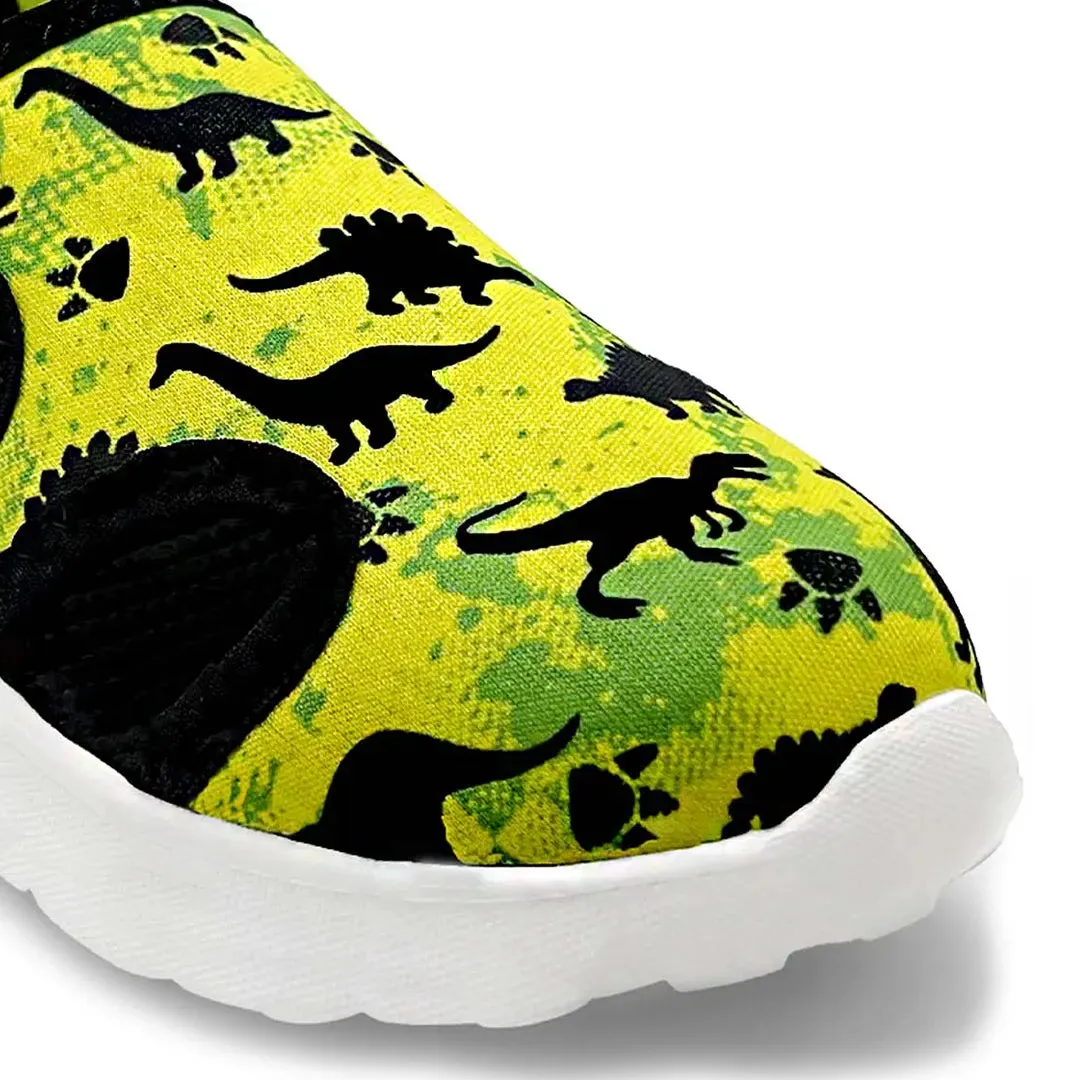 Trail - Neon-Dino-Print
