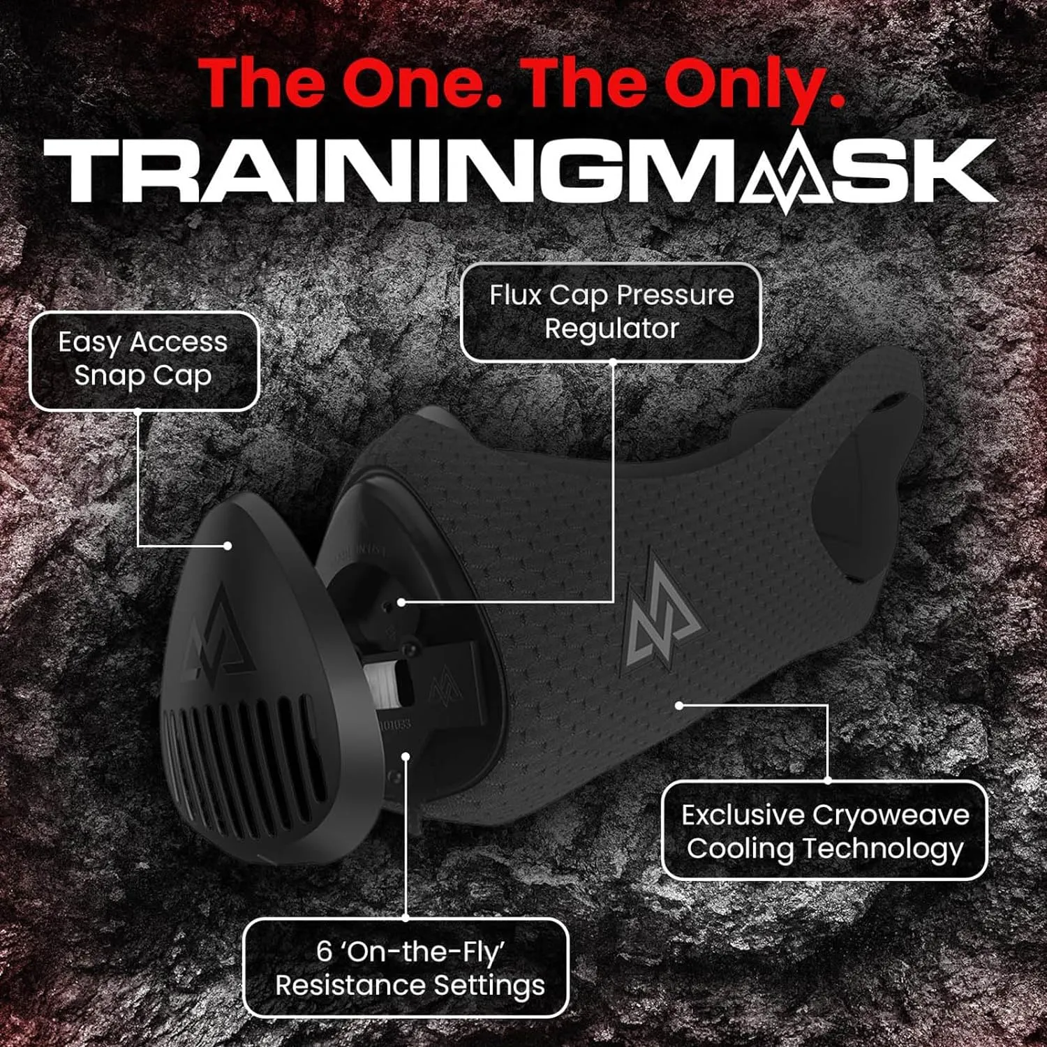 TRAININGMASK 3.0 Performance Breathing Trainer - Altitude Training Mask for Stamina, Clinically Proven & Patented