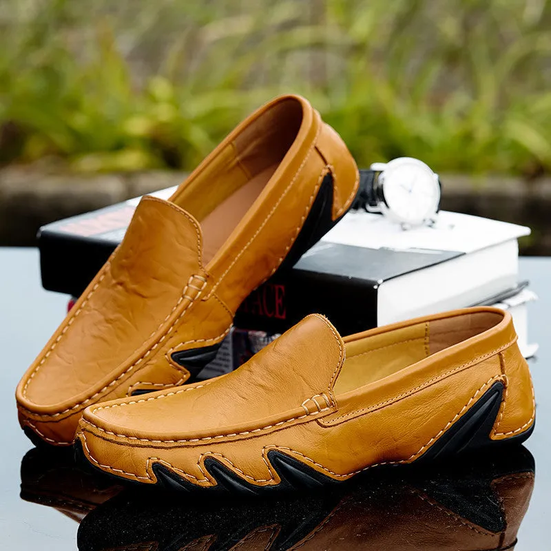 Trusted Echtes Summer special Mokassins Leder Dallas