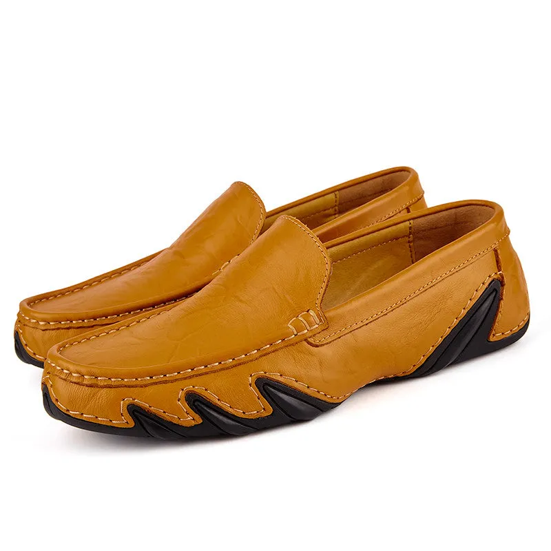 Trusted Echtes Summer special Mokassins Leder Dallas