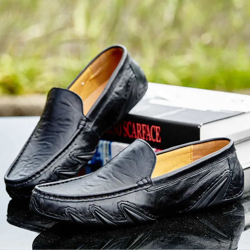 Trusted Echtes Summer special Mokassins Leder Dallas