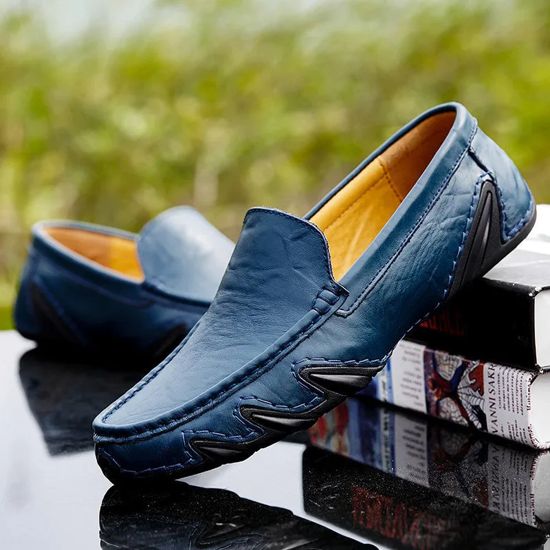 Trusted Echtes Summer special Mokassins Leder Dallas