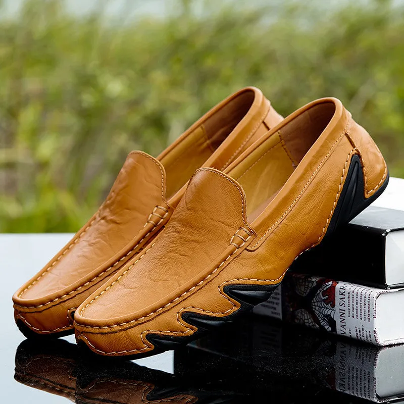Trusted Echtes Summer special Mokassins Leder Dallas
