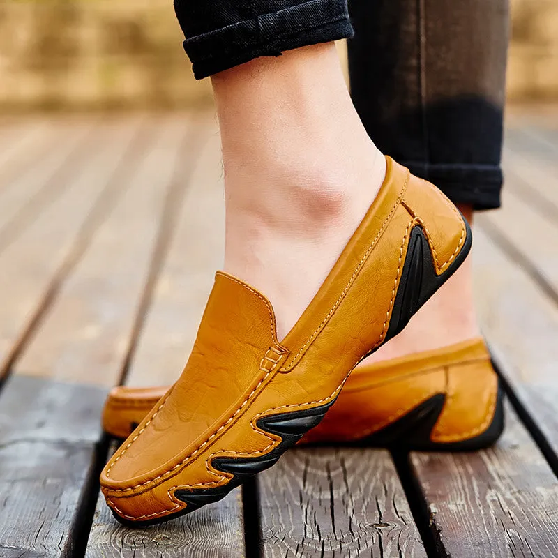 Trusted Echtes Summer special Mokassins Leder Dallas