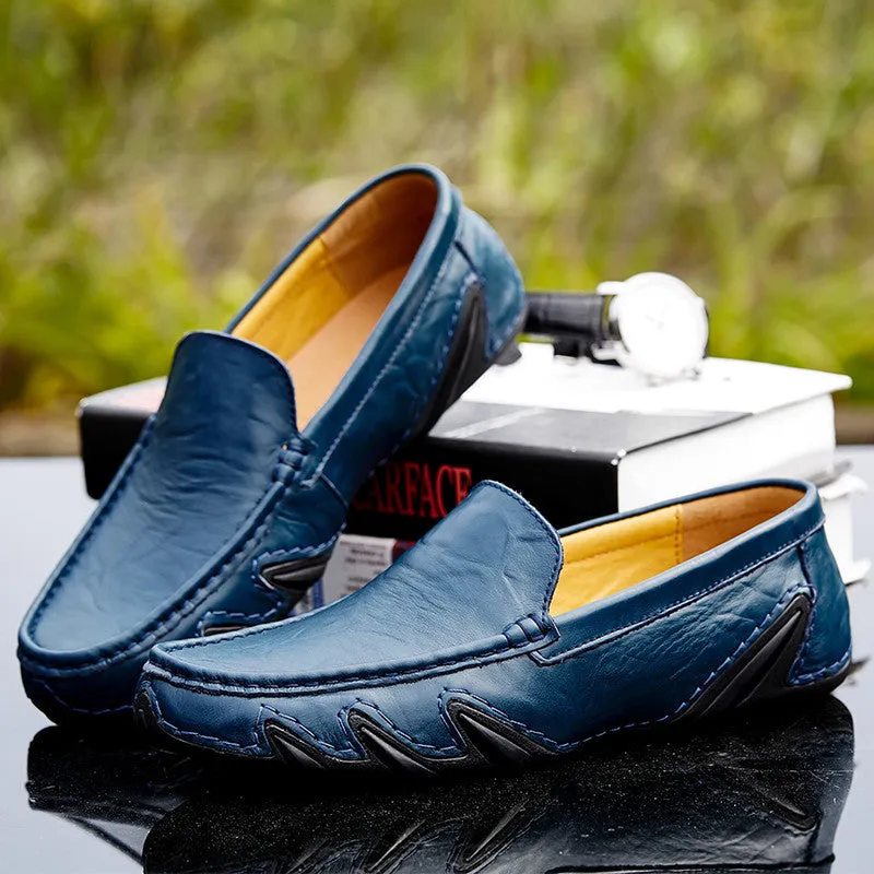 Trusted Echtes Summer special Mokassins Leder Dallas
