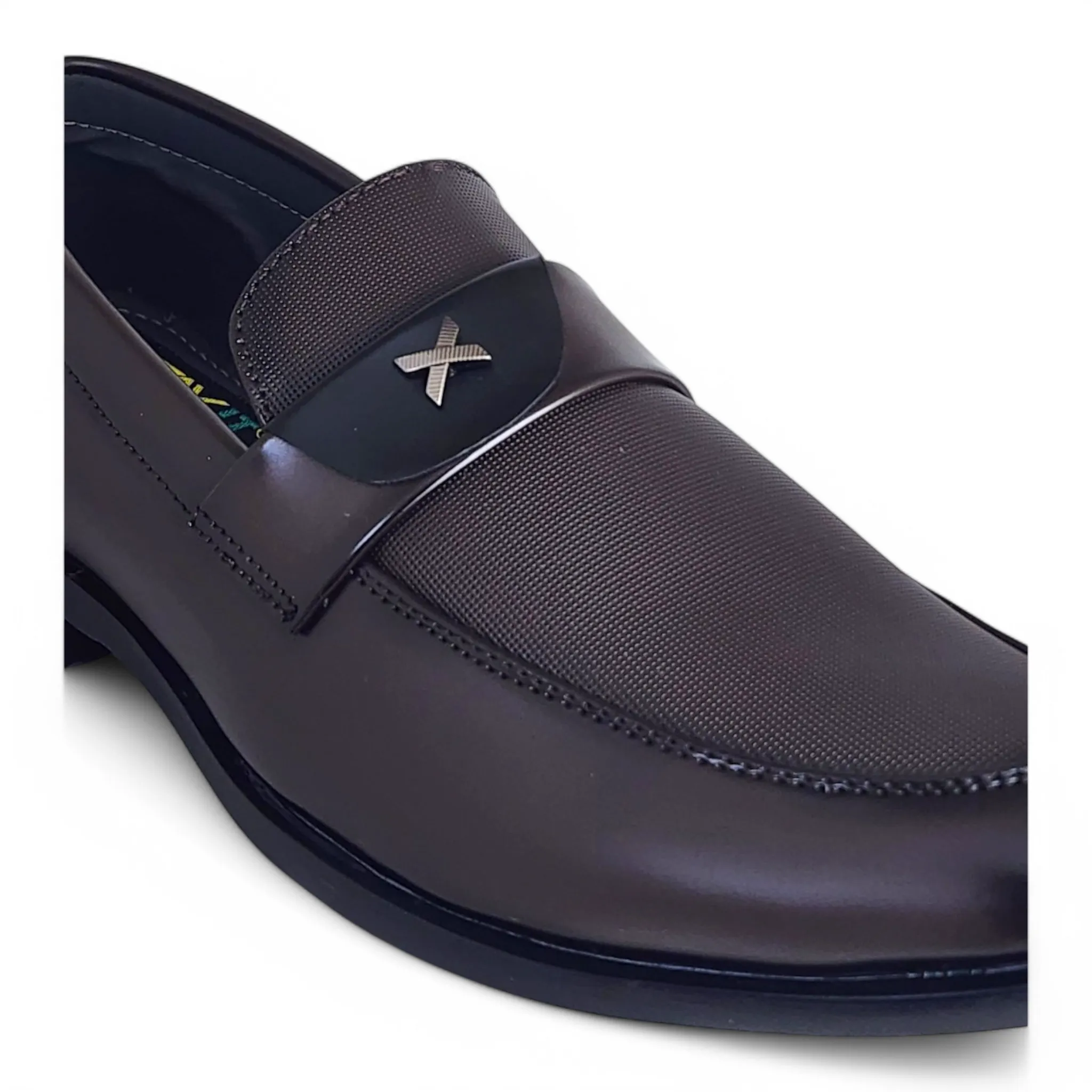 TRY IT 3663 BROWN Men's Loafers Shoes