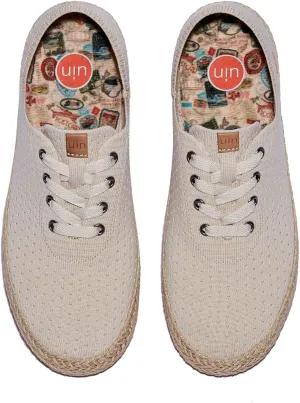 UIN Women's Art Painted Walking Casual Travel Shoes Lightweight Comfort Fashion Sneaker Formentera Series