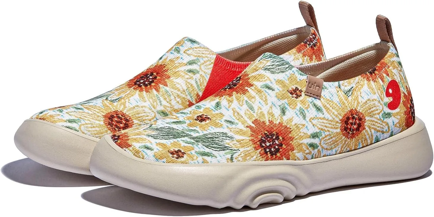 UIN Women's Art Travel Walking Shoes Slip On Casual Lightweight Fashion Sneaker Toledo ⅩⅤ