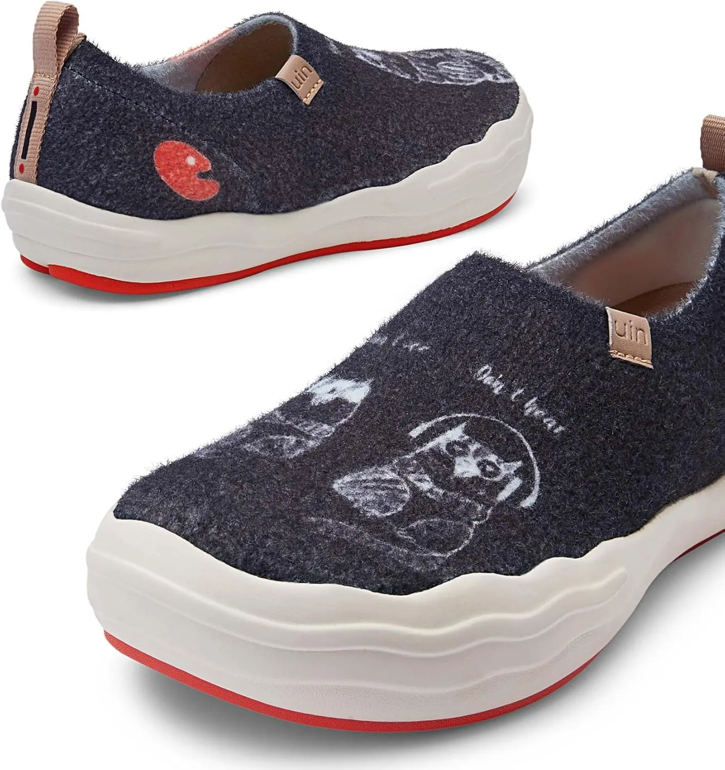 UIN Women's Slip On Loafers Lightweight Walking Sneaker Art Travel Shoes Toledo Ⅷ